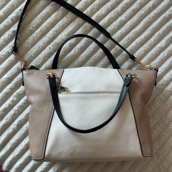 Coach Cream and Tan Women's Bag - Picture 3 of 7